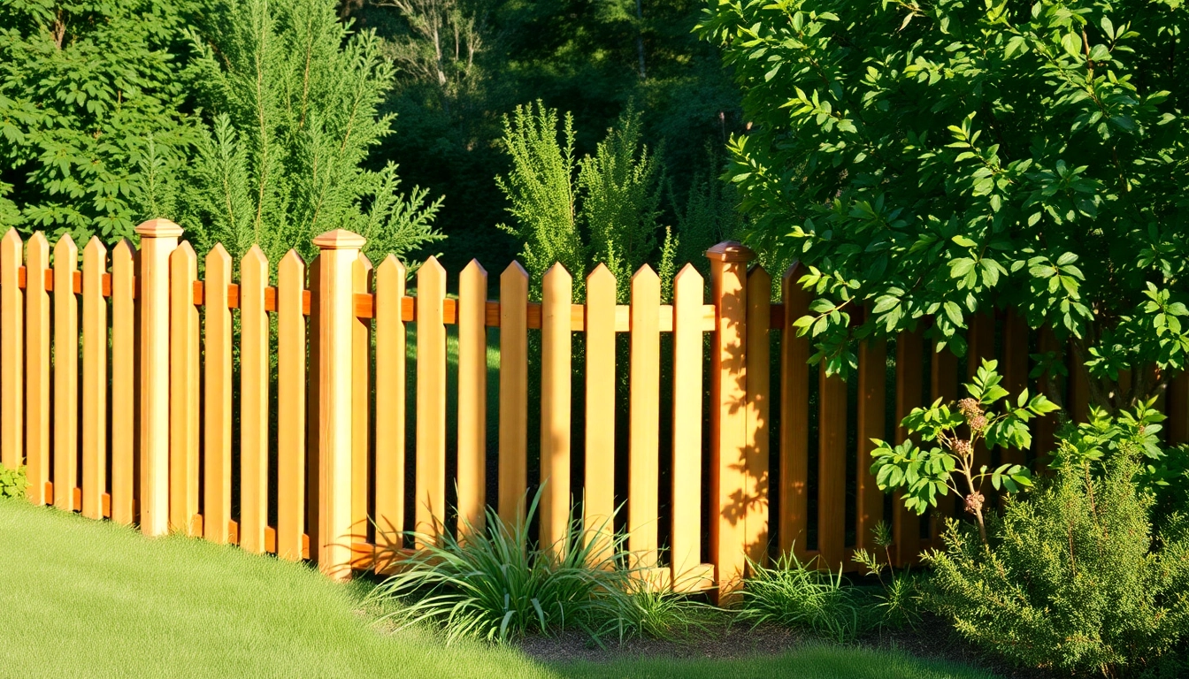 Enhance your property with top fencing from fencing companies Manchester, featuring a beautifully designed wooden fence.