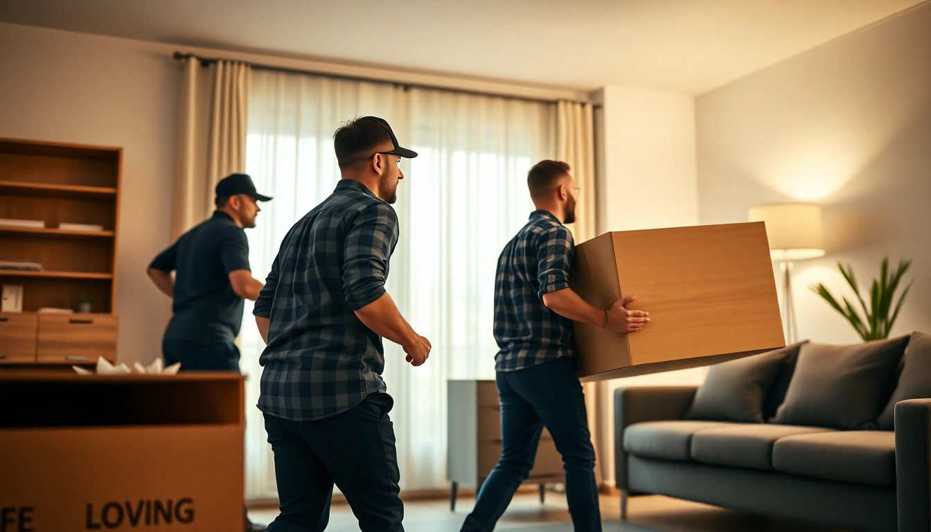 Efficient service during Umzug Fürth showcasing a dedicated team carefully handling furniture.