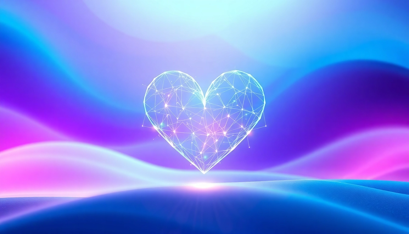 Visual representation of crush on AI within interconnected neural networks.
