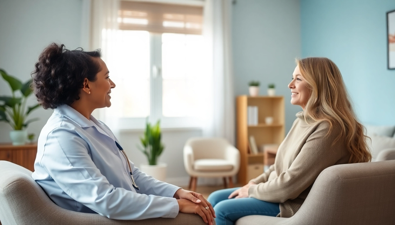 Engaged psychotherapy session in Dubai, showcasing a therapist's approach to social anxiety.