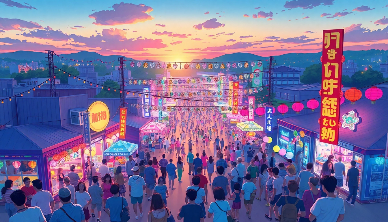 Experience the energy of 汽水音乐海外 at a lively festival with colorful lights and an enthusiastic crowd.