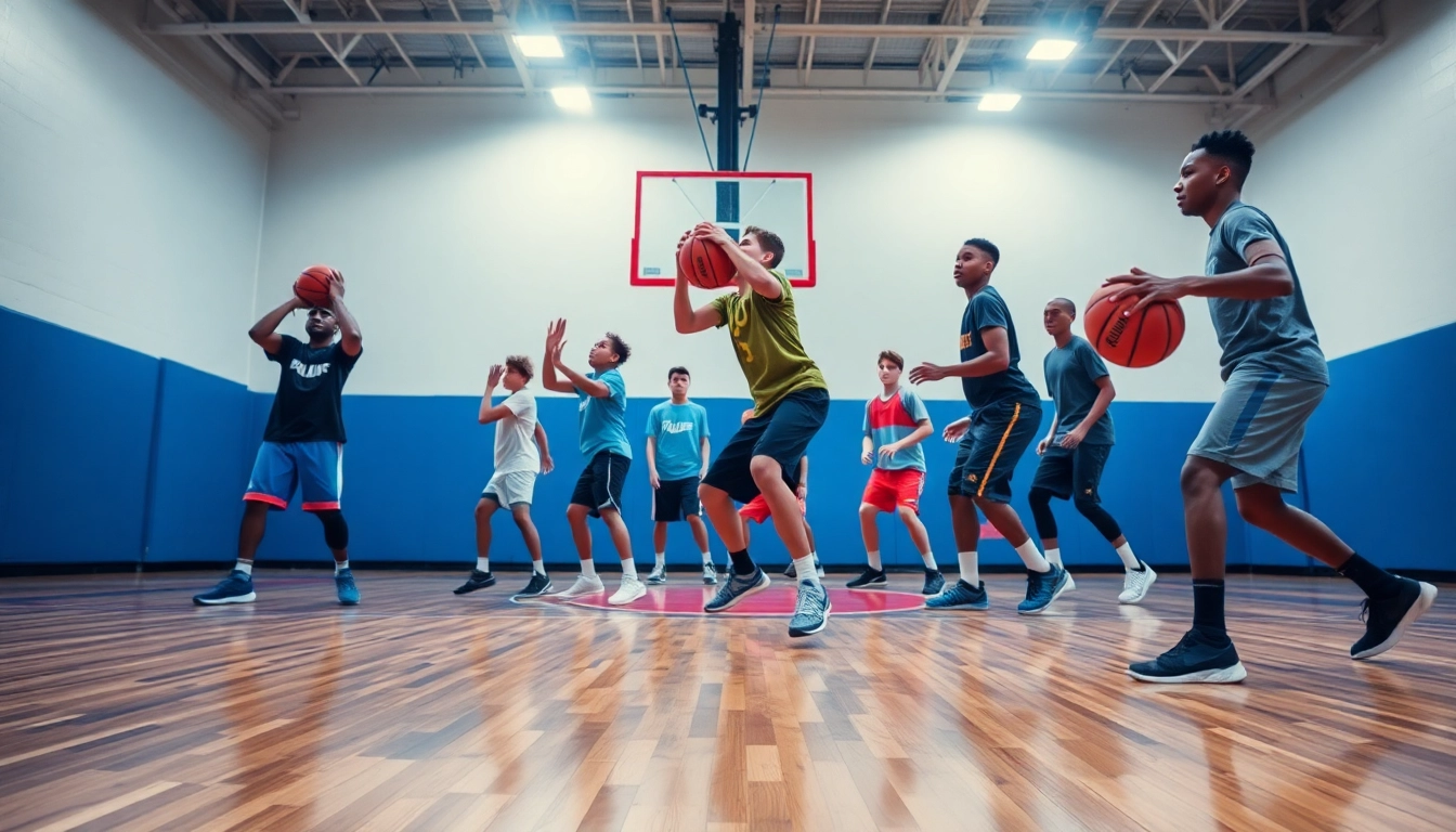 Train hard at Takeover Basketball Academy with dedicated young athletes focusing on skill development.