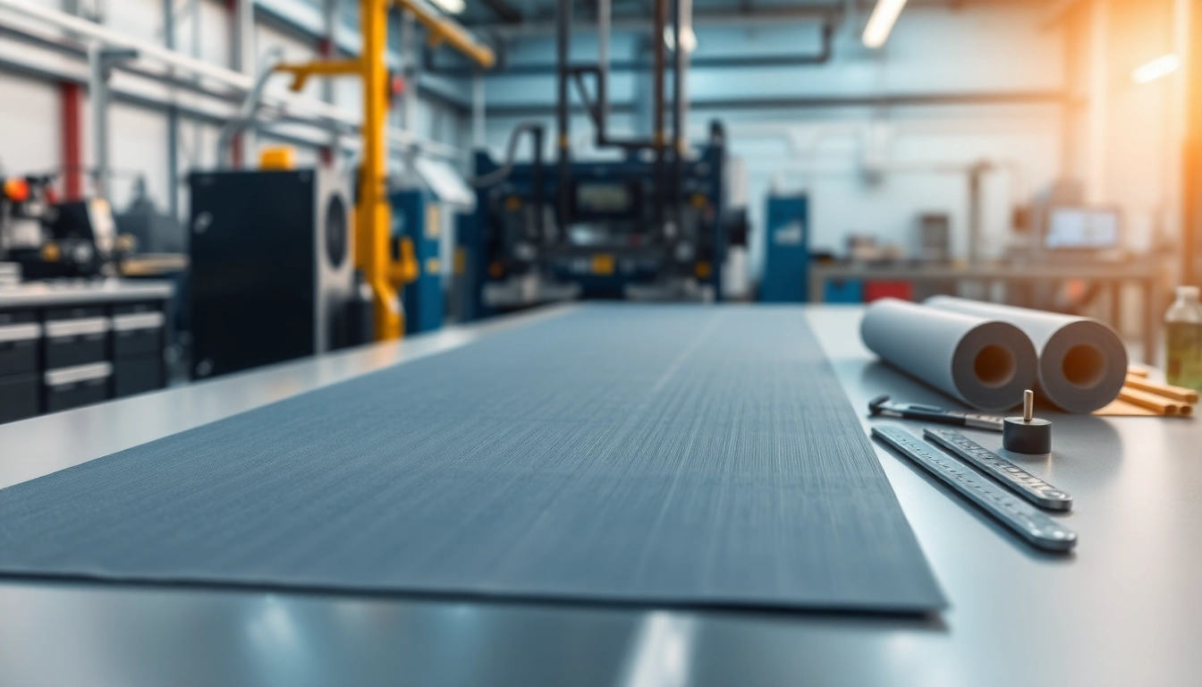 Showcasing epoxy prepregs on workshop table highlighting their advanced manufacturing attributes.