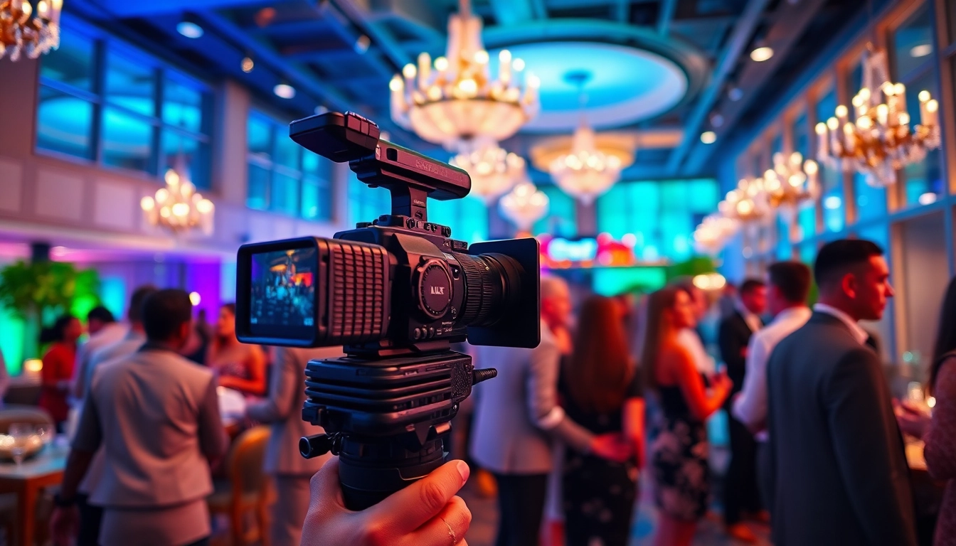 Capture engaging moments in Miami Corporate Event Videography Photography showcasing a professional videographer.