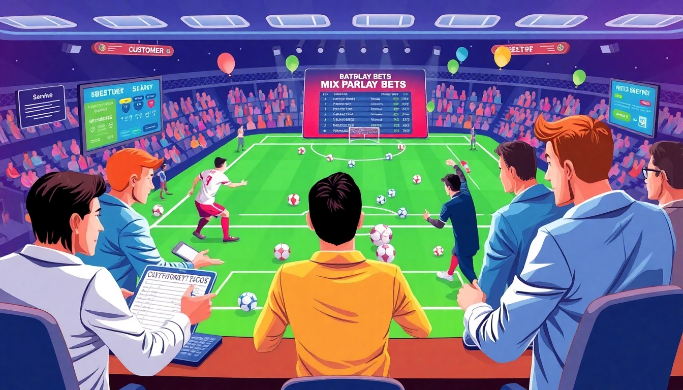Experience thrilling mix parlay betting action with engaged players and professional support.