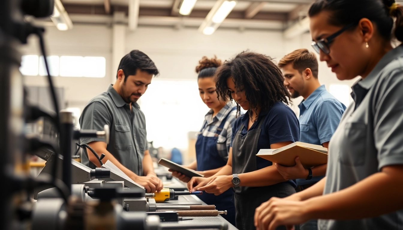 Students in trade schools oahu actively engaged in practical hands-on training.
