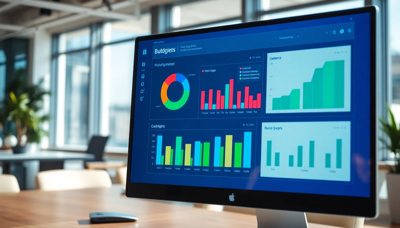 Visual representation of a budget visualizer dashboard featuring dynamic charts and user-friendly design.
