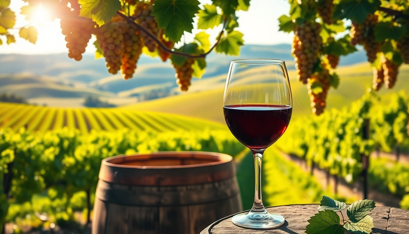 Enjoying wineries in Clarksburg with scenic vineyard landscape and a wine glass.