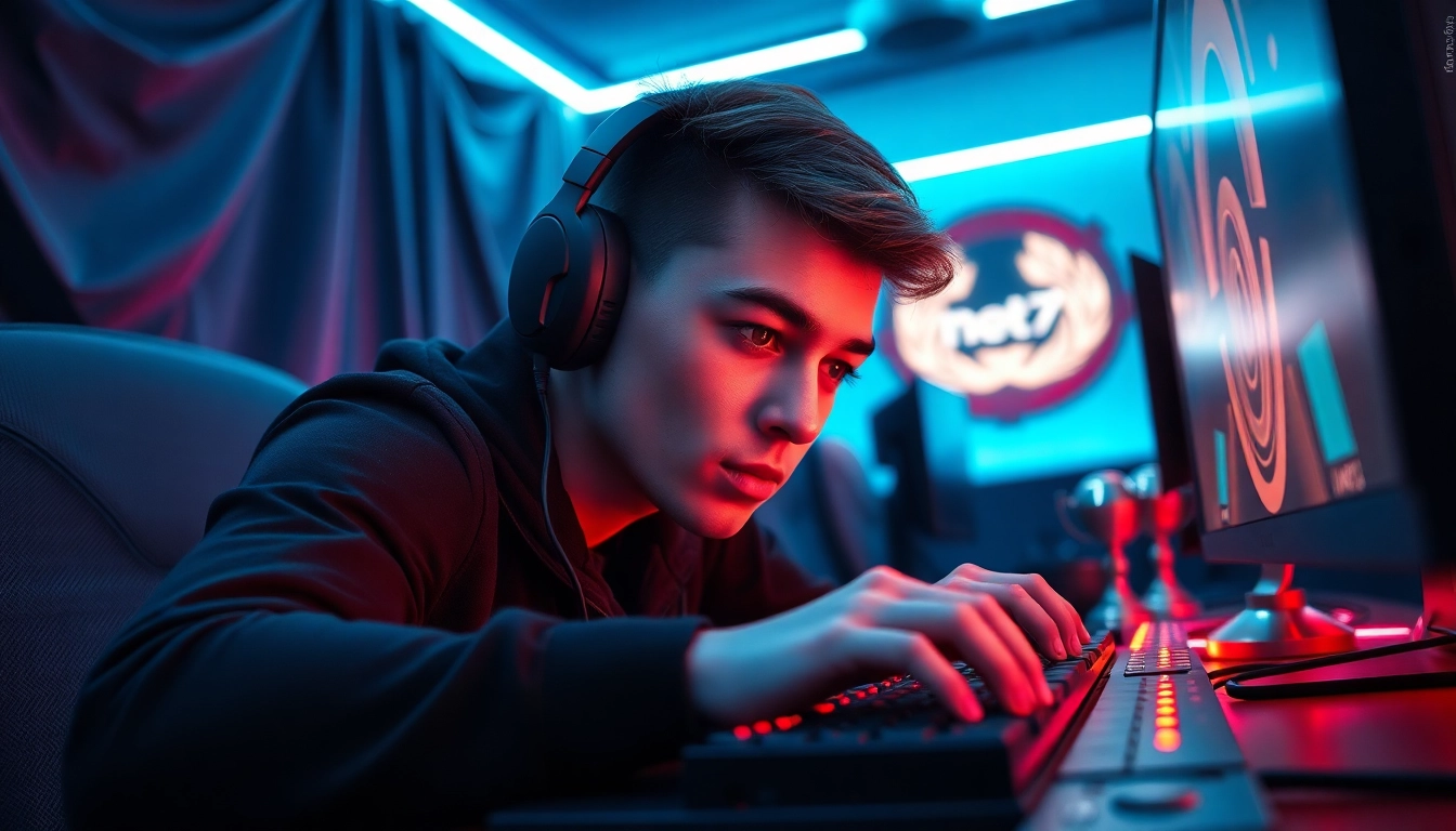 Menampilkan pemain terampil yang terfokus pada permainan net77 game dengan suasana kompetitif.