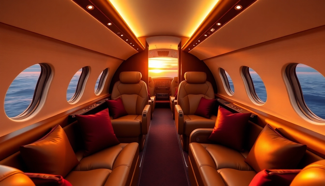 Experience the luxury of Exclusive Private Jet Membership with premium cabin amenities and stunning views.