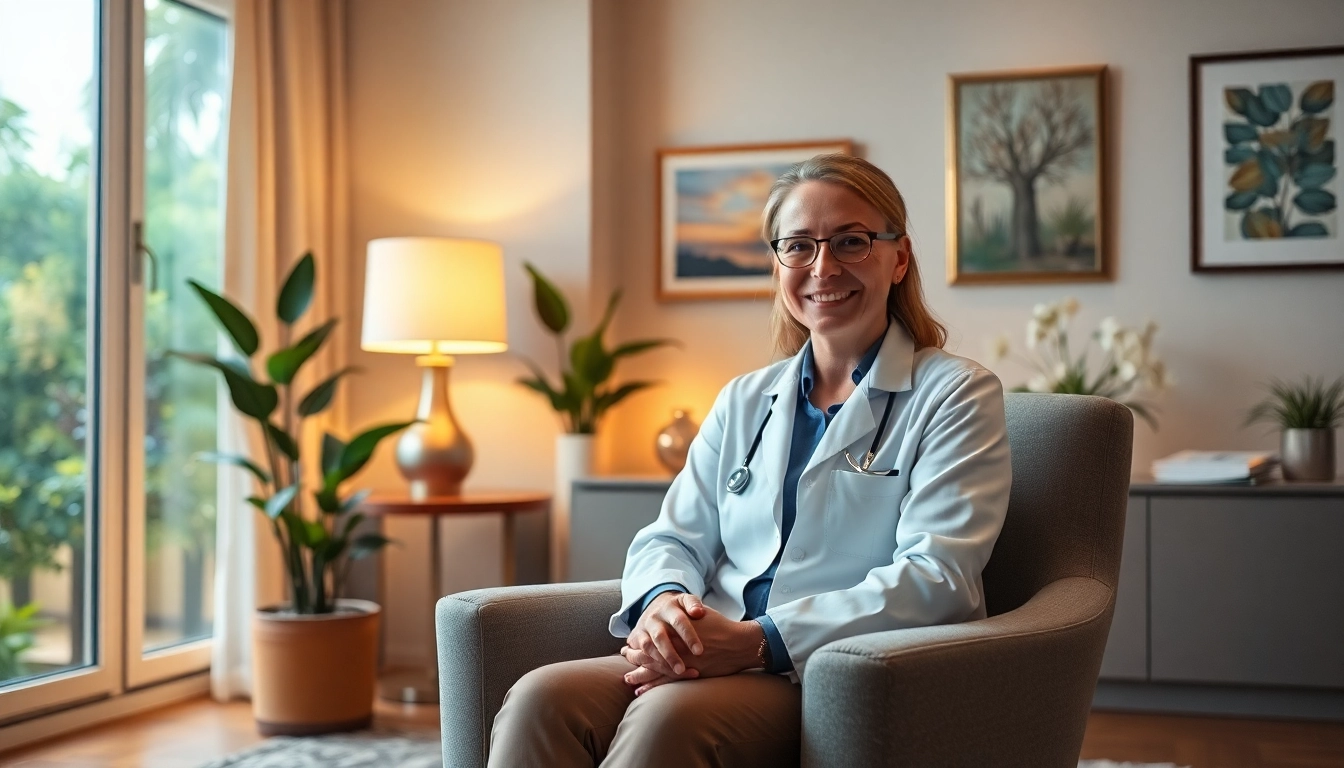 Best psychiatrist in dubai offering professional guidance in a serene office setting.