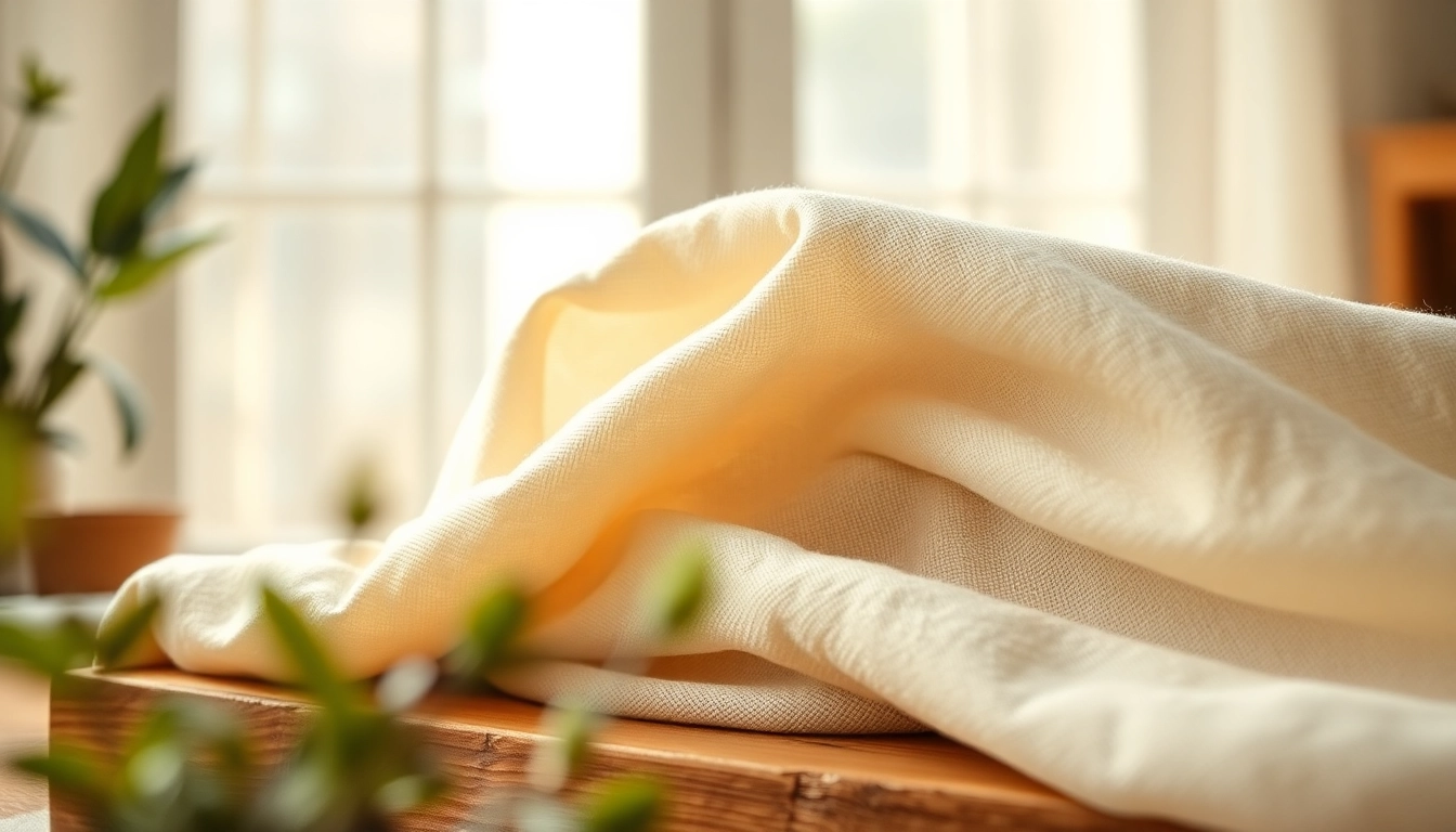 Ontdek ongebleekt katoen met zijn natuurlijke textuur en warme kleuren.