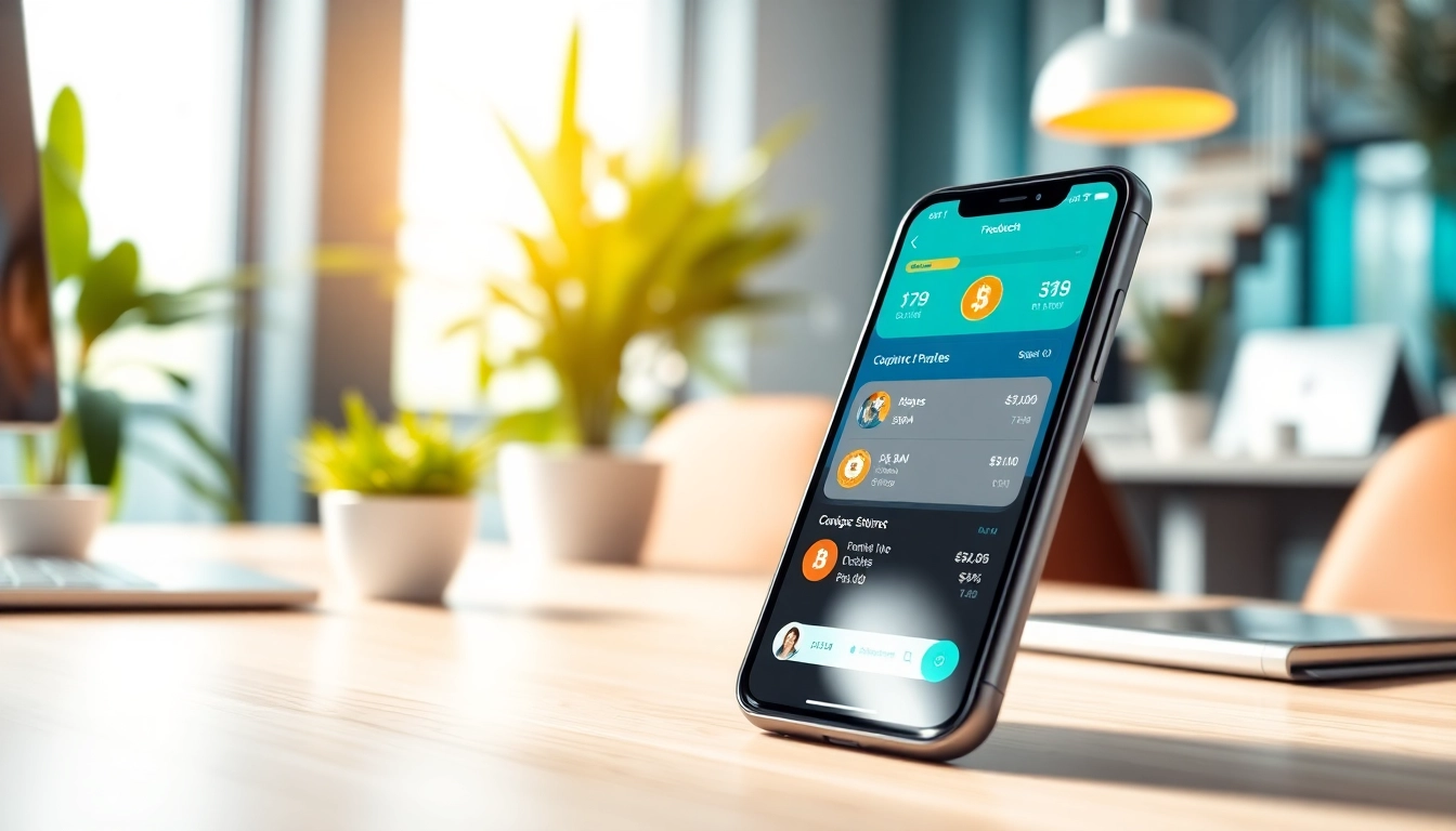 Interact with the guarda wallet showcasing secure transactions on a sleek smartphone screen.