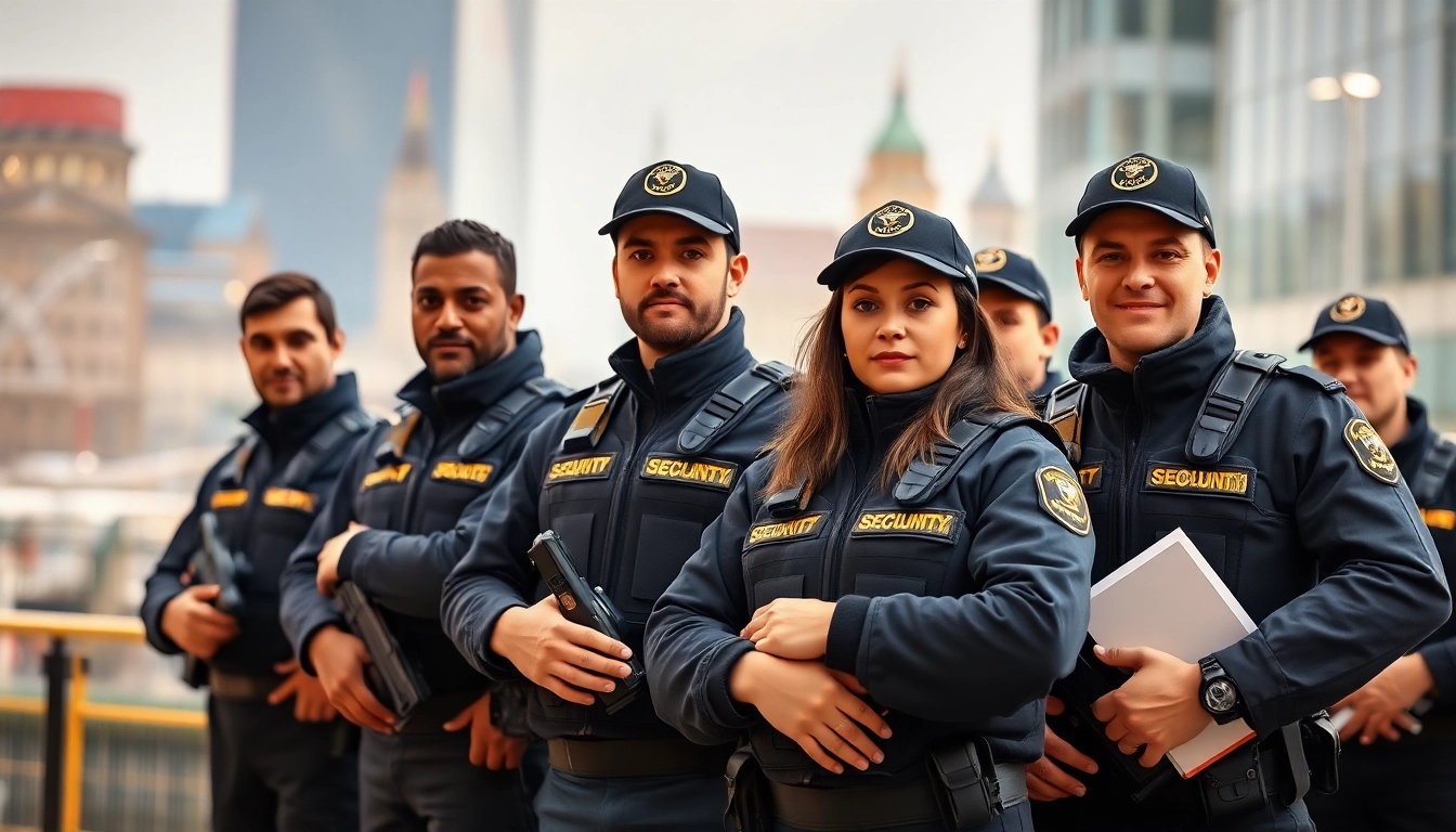 Enhance safety with professional security services Liverpool, showcasing a diverse security team in tactical gear.