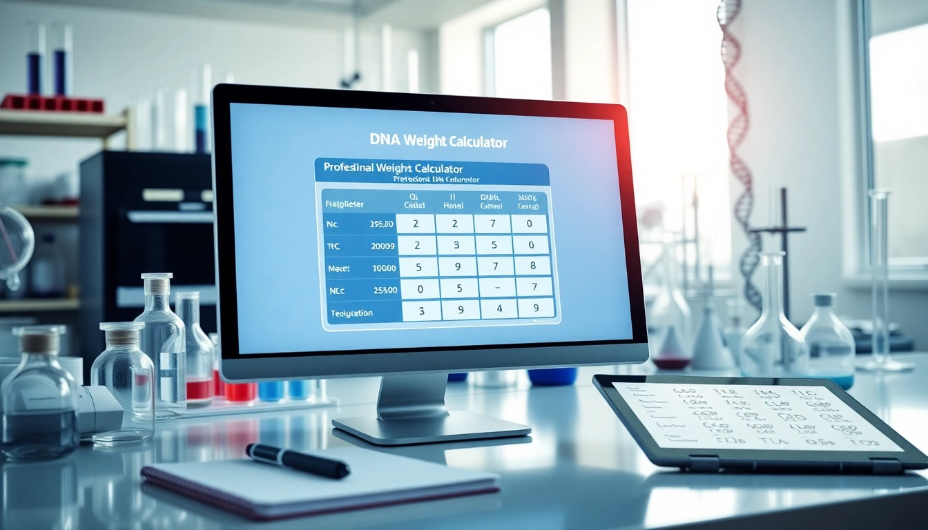 Efficient Use of DNA Molecular Weight Calculator for Accurate Genetic Calculations