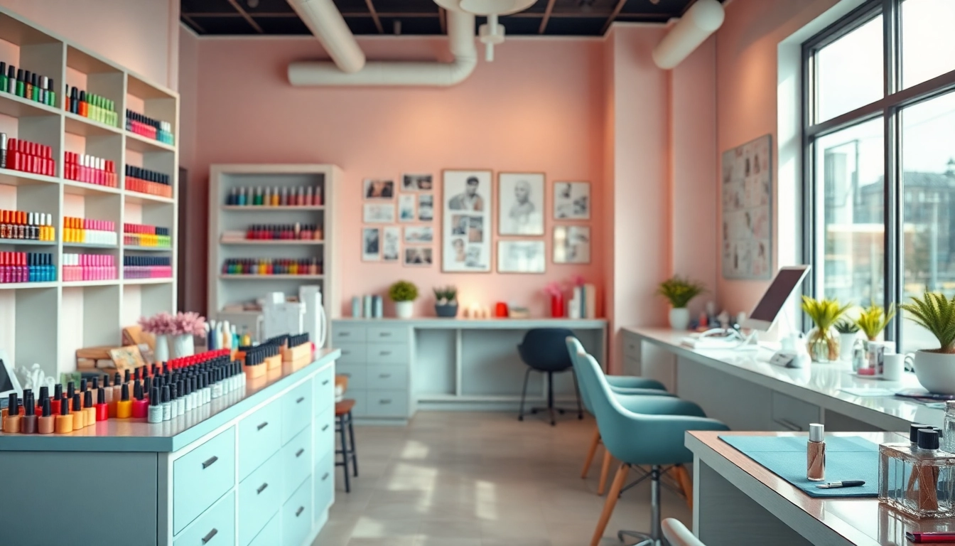 Nail Course: Explore nail art techniques with vibrant colors and professional tools in an engaging environment.