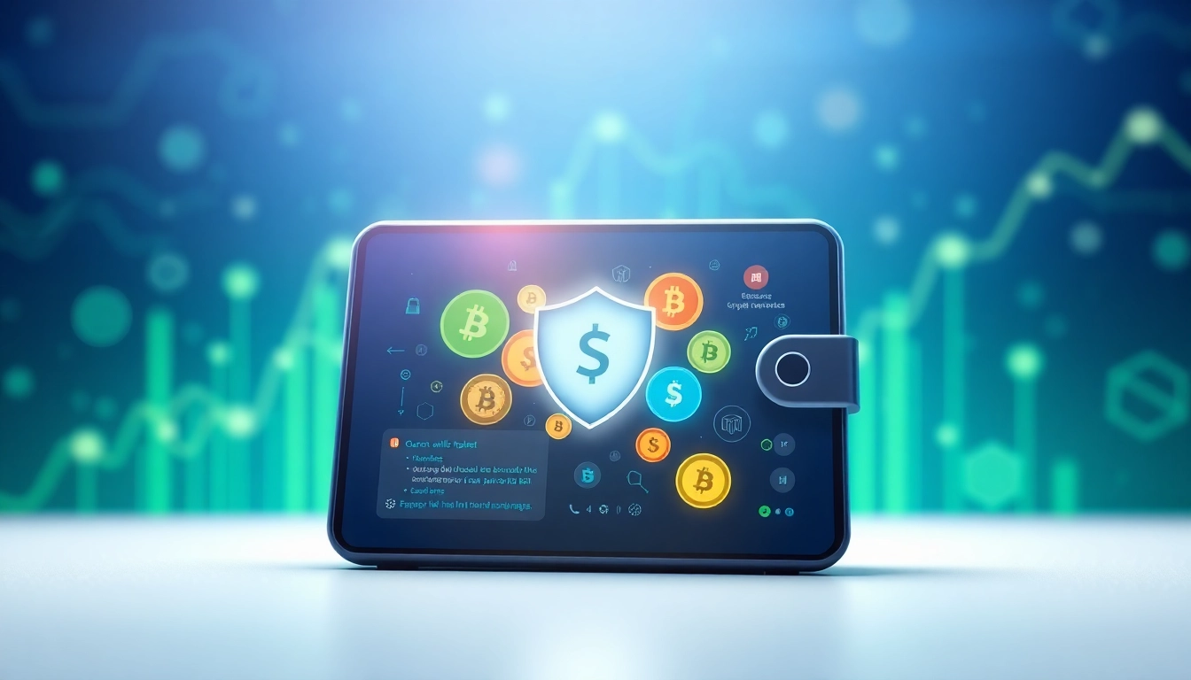 Showcase the guarda wallet interface highlighting its secure and user-friendly features.