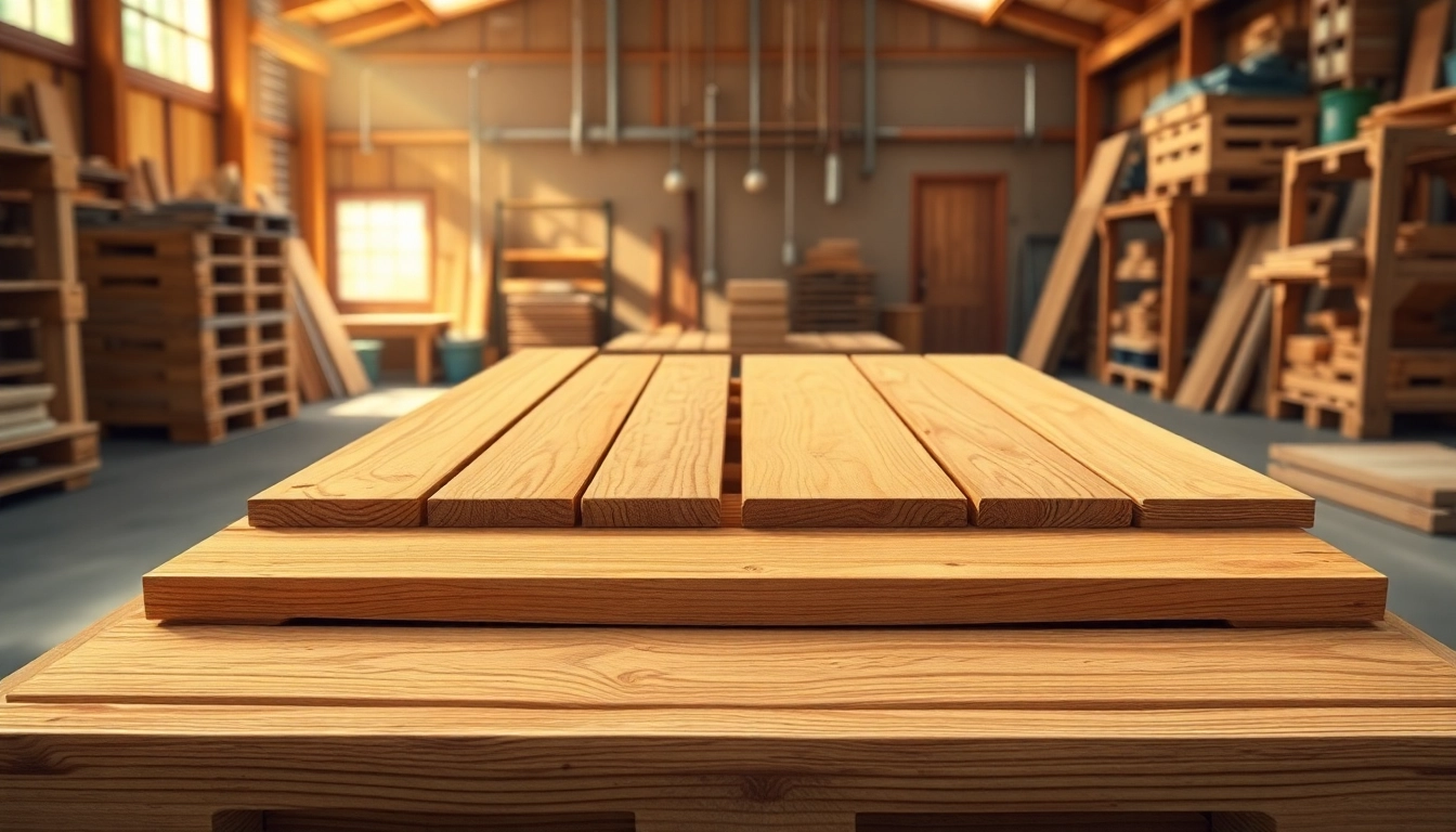 Highlighting Pallet Elements & Pallet Wood components in a workshop setting.