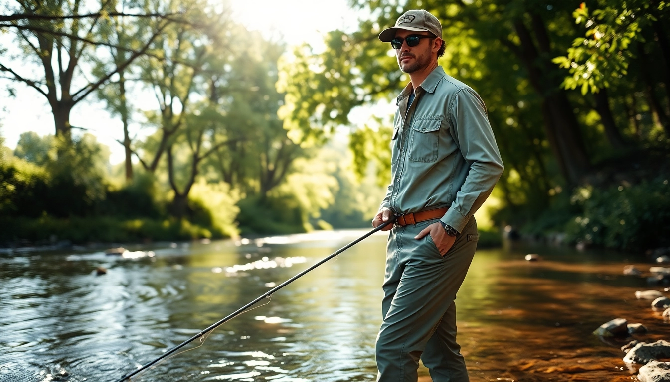 Shop stylish fly fishing apparel designed for comfort and performance during outdoor adventures.