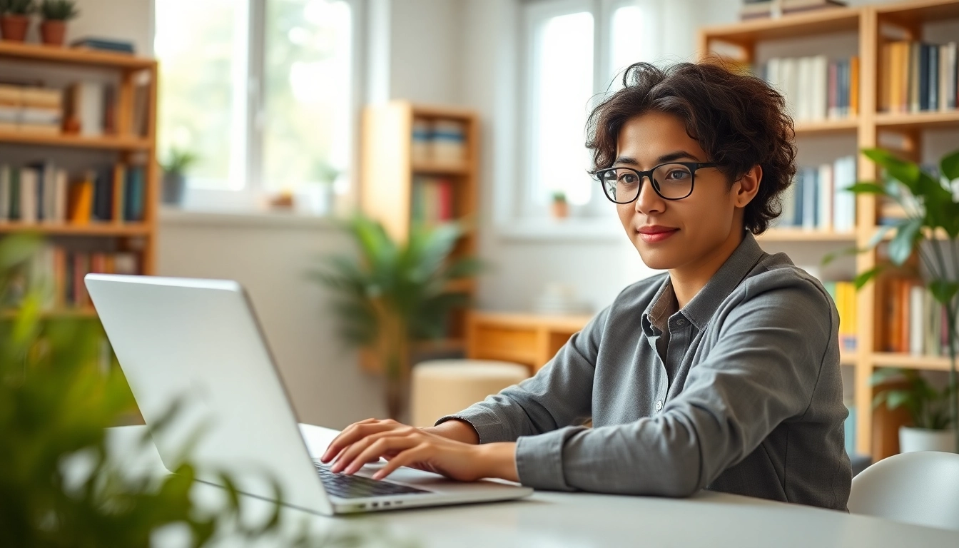 Engage with filbet login through a user-focused interface in a cozy home office.